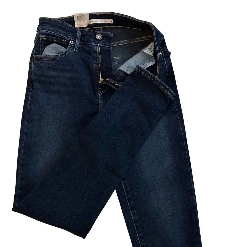 Levi's NWT 721 High Rise Skinny Ankle Jeans Women 00/24 - Picture 4 of 9